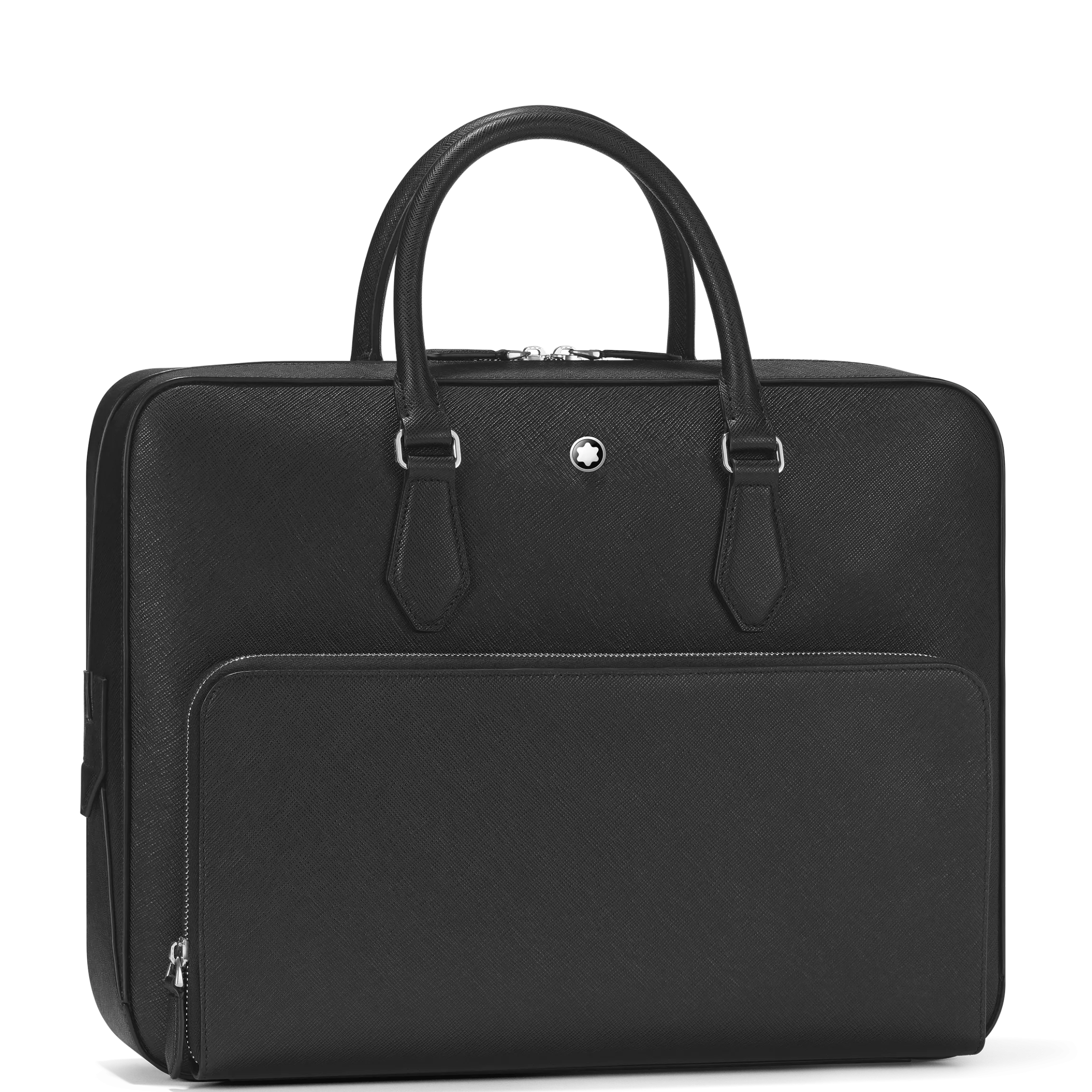 Sartorial medium document case with pocket