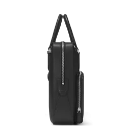 Sartorial medium document case with pocket