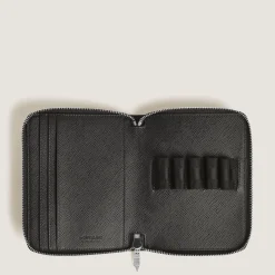 Sartorial 5 pen pouch with zip