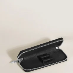 Sartorial 2 pen pouch with zip