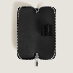 Sartorial 2 pen pouch with zip