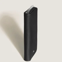 Sartorial 2 pen pouch with zip