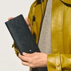 Sartorial wallet 14cc with zipped pocket