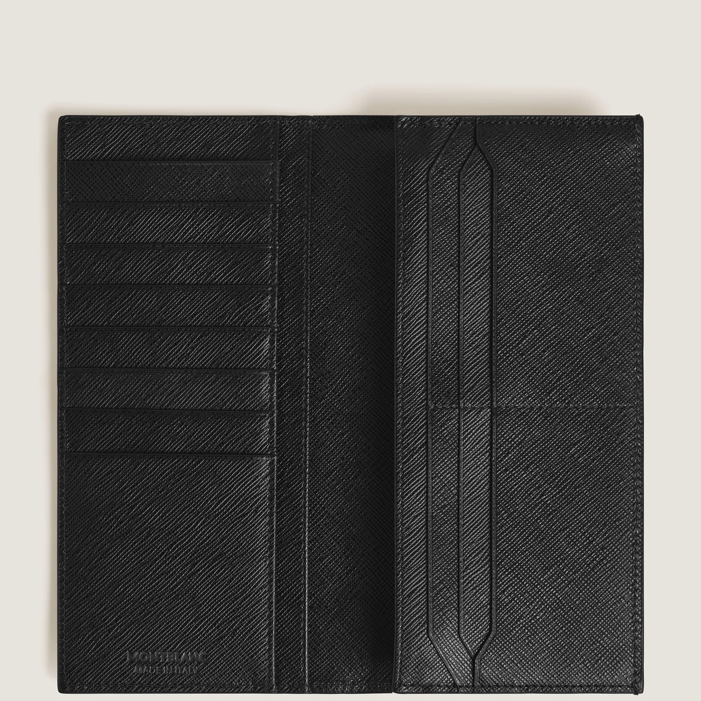 Sartorial wallet 14cc with zipped pocket