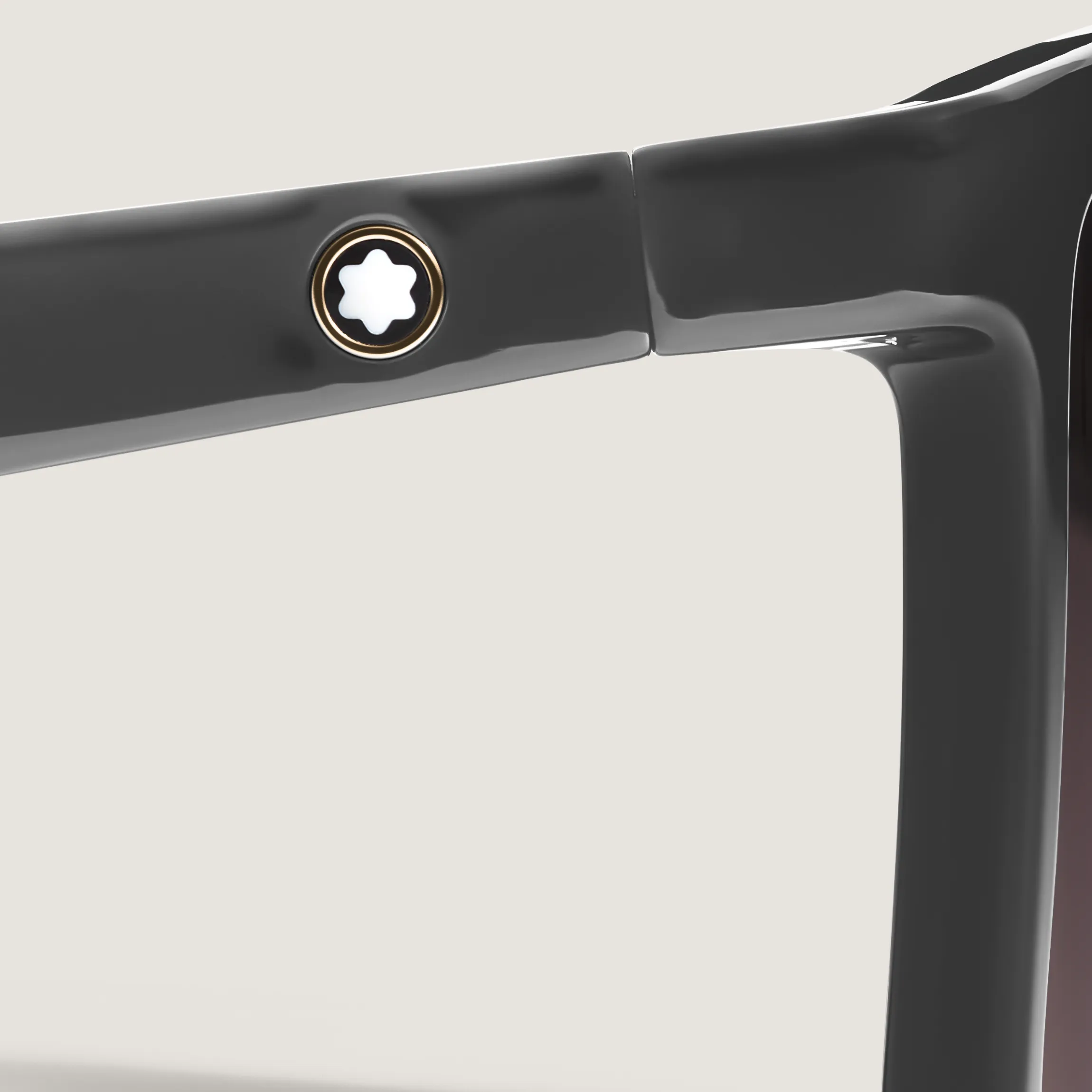 Squared Injected Black Frame Sunglasses