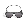 Squared Sunglasses with Black Metal Frame