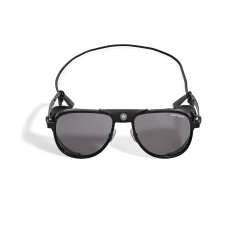 Squared Sunglasses with Black Metal Frame