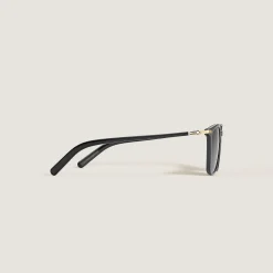 Squared Sunglasses with Black Acetate Frame