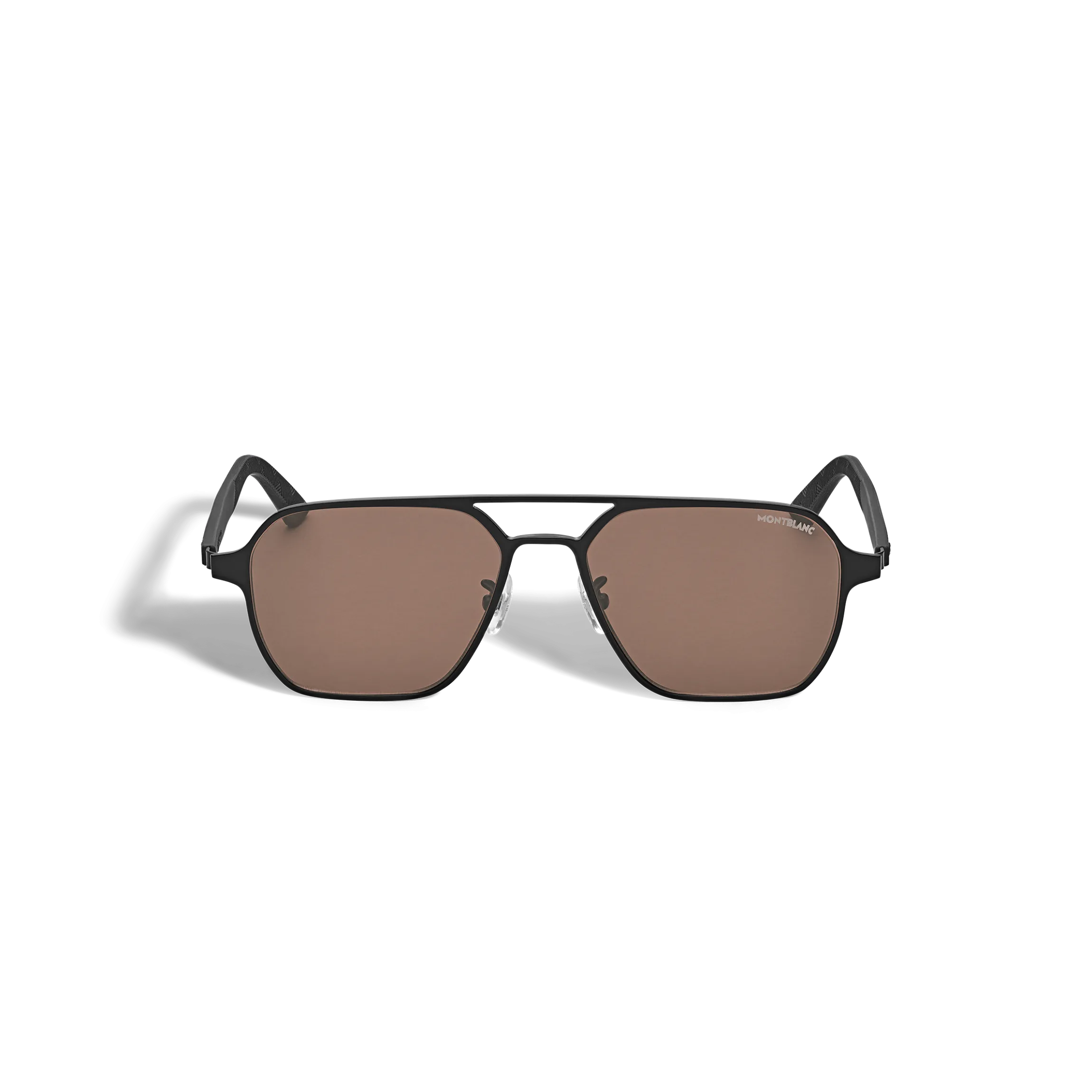 Squared Sunglasses with Black Metal Frame