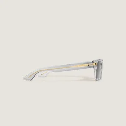 Squared Sunglasses with Grey Acetate Frame