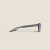 Squared Sunglasses with Grey Coloured Acetate Frame