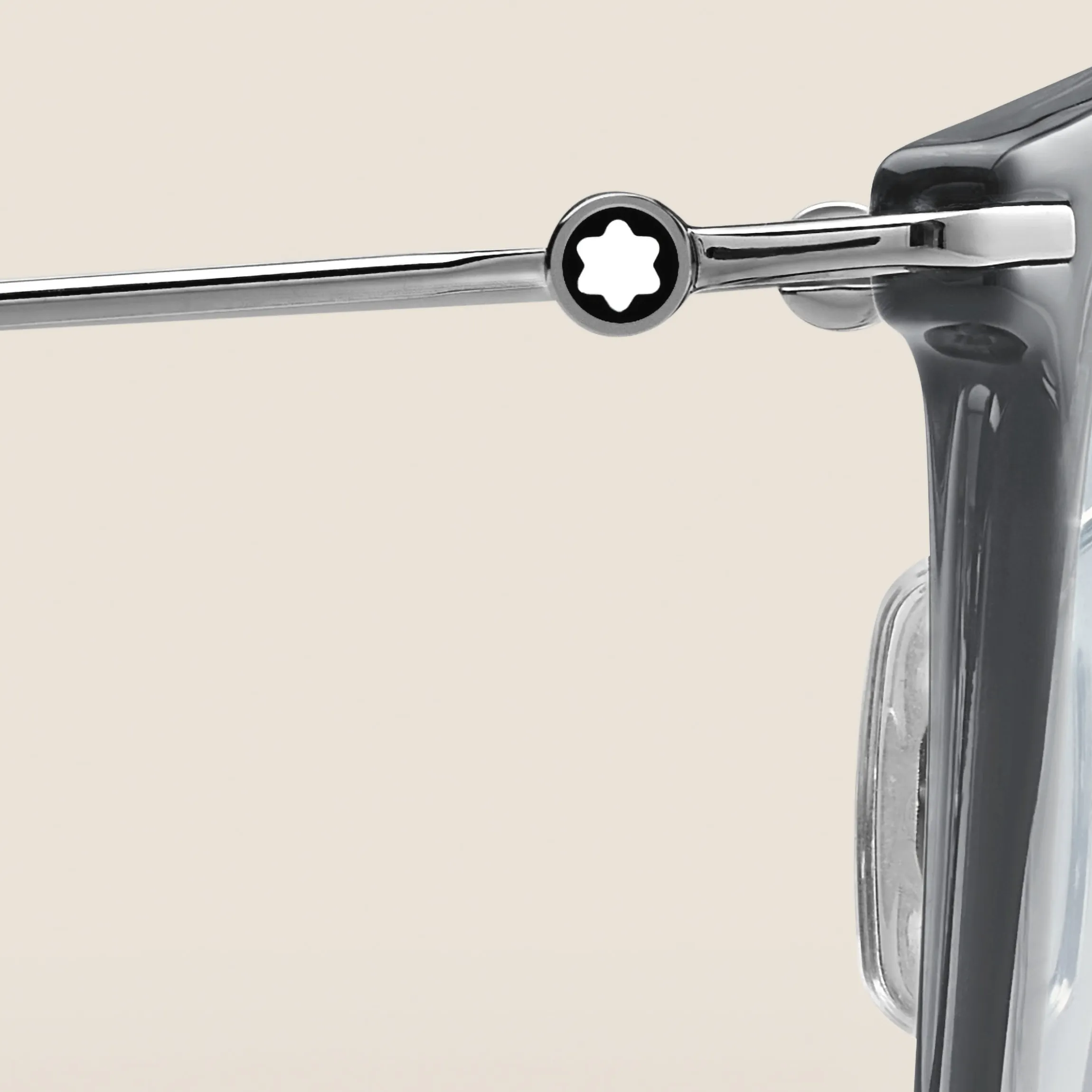 Squared Sunglasses with Injected Grey Frame