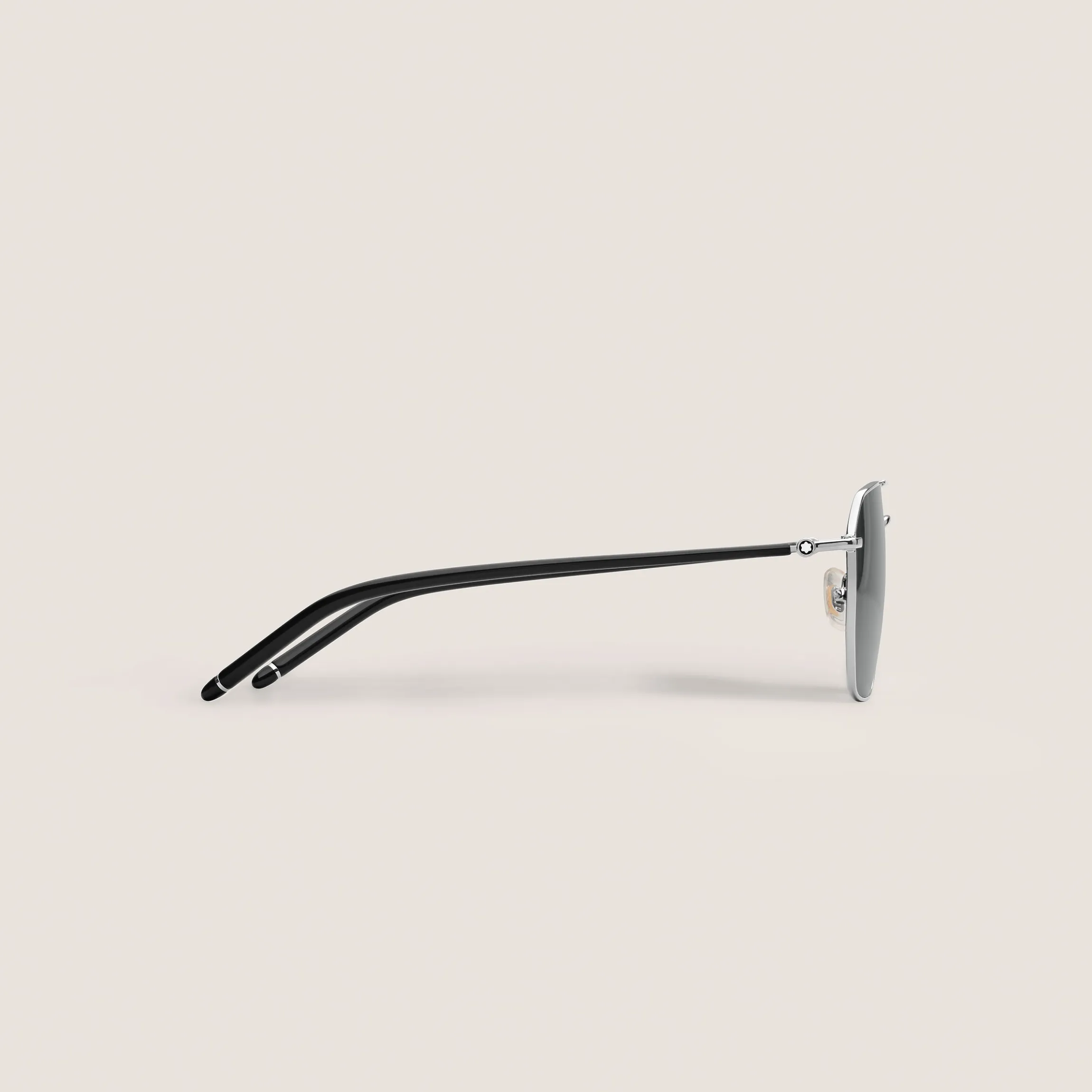 Squared Sunglasses with Silver Coloured Metal Frame