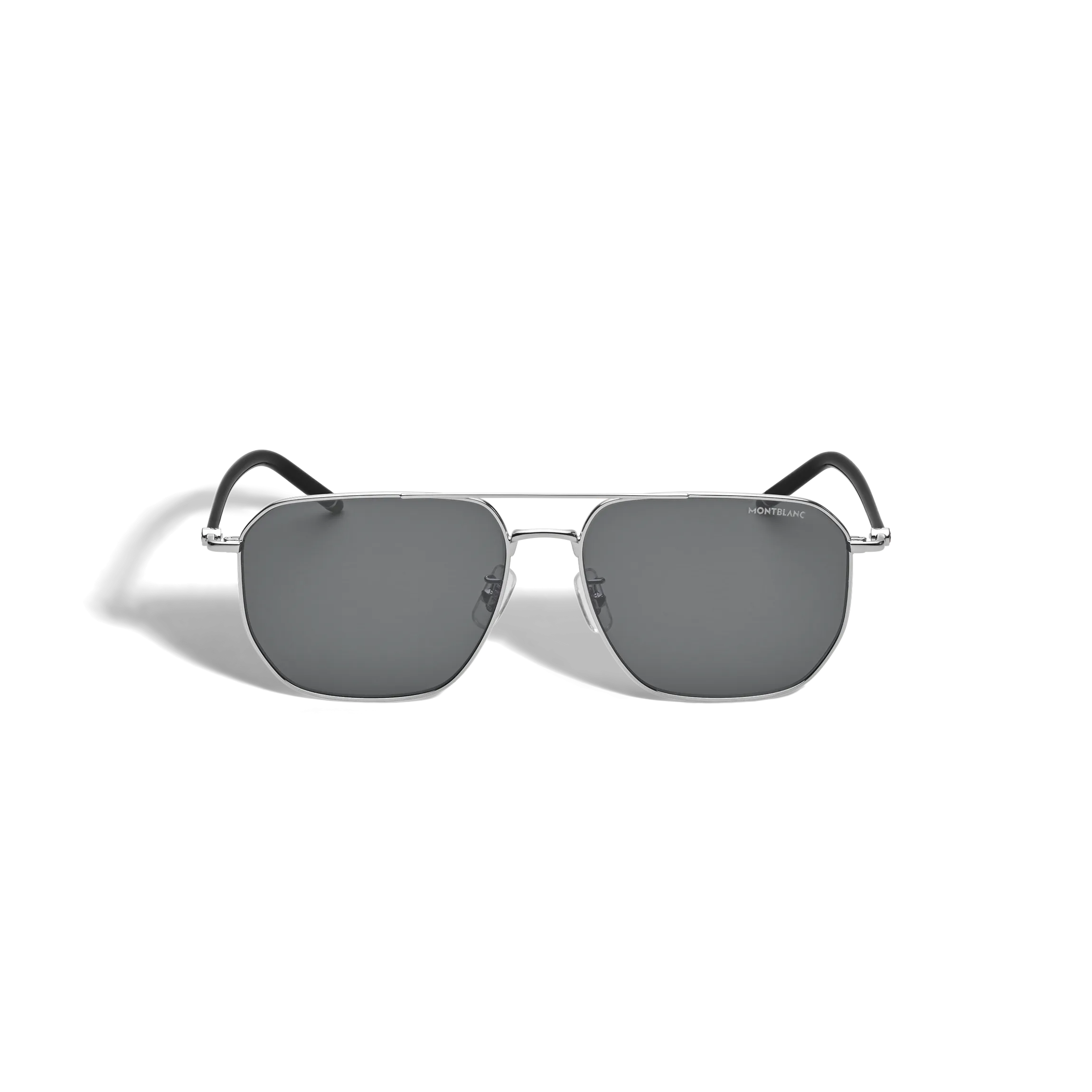 Squared Sunglasses with Silver Coloured Metal Frame