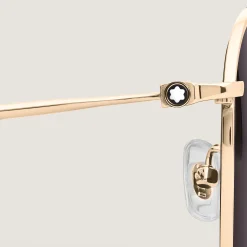 Squared Titanium Gold Col Frame