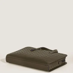 Thin Briefcase in Extreme Leather