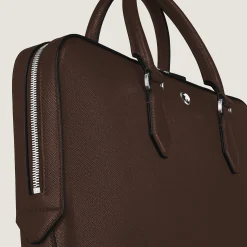 Thin Briefcase in Sartorial Leather