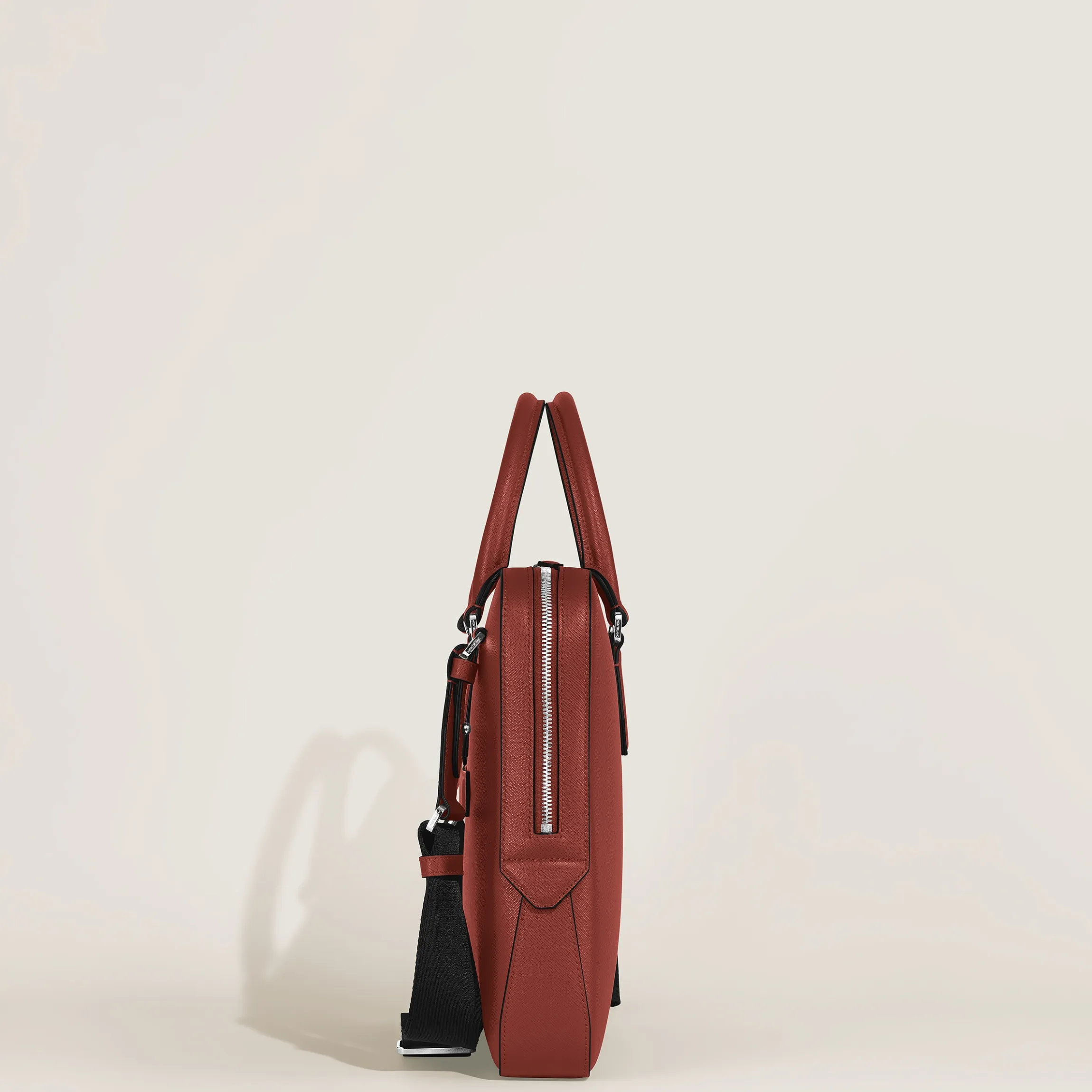 Thin Briefcase in Sartorial Leather