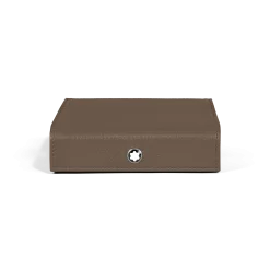 Travel Box for 4 Writing Instruments in Grain Leather