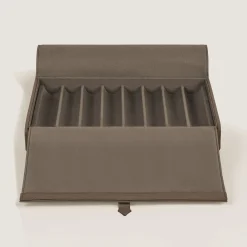 Travel Box for 8 Writing Instruments in Grain Leather