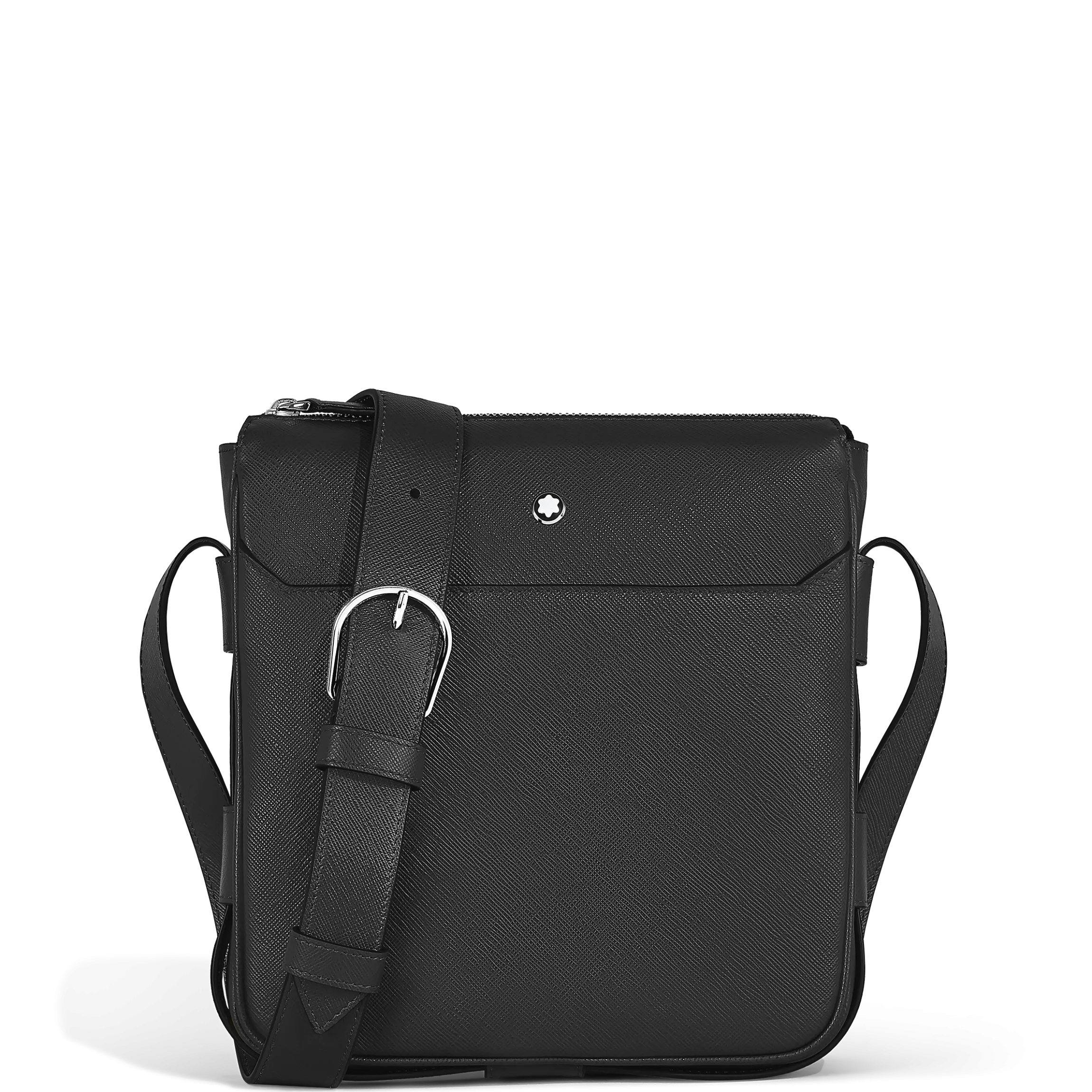 Vertical Belt Messenger Bag in Sartorial Leather