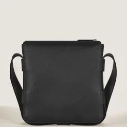 Vertical Belt Messenger Bag in Sartorial Leather