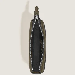 Vertical Belt Messenger Bag in Sartorial Leather