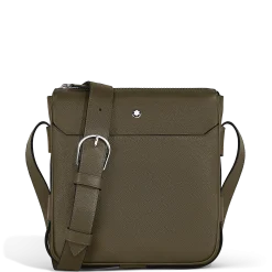 Vertical Belt Messenger Bag in Sartorial Leather
