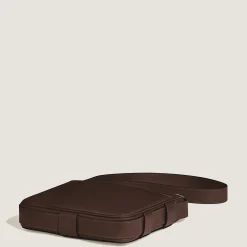 Vertical Belt Messenger Bag in Sartorial Leather