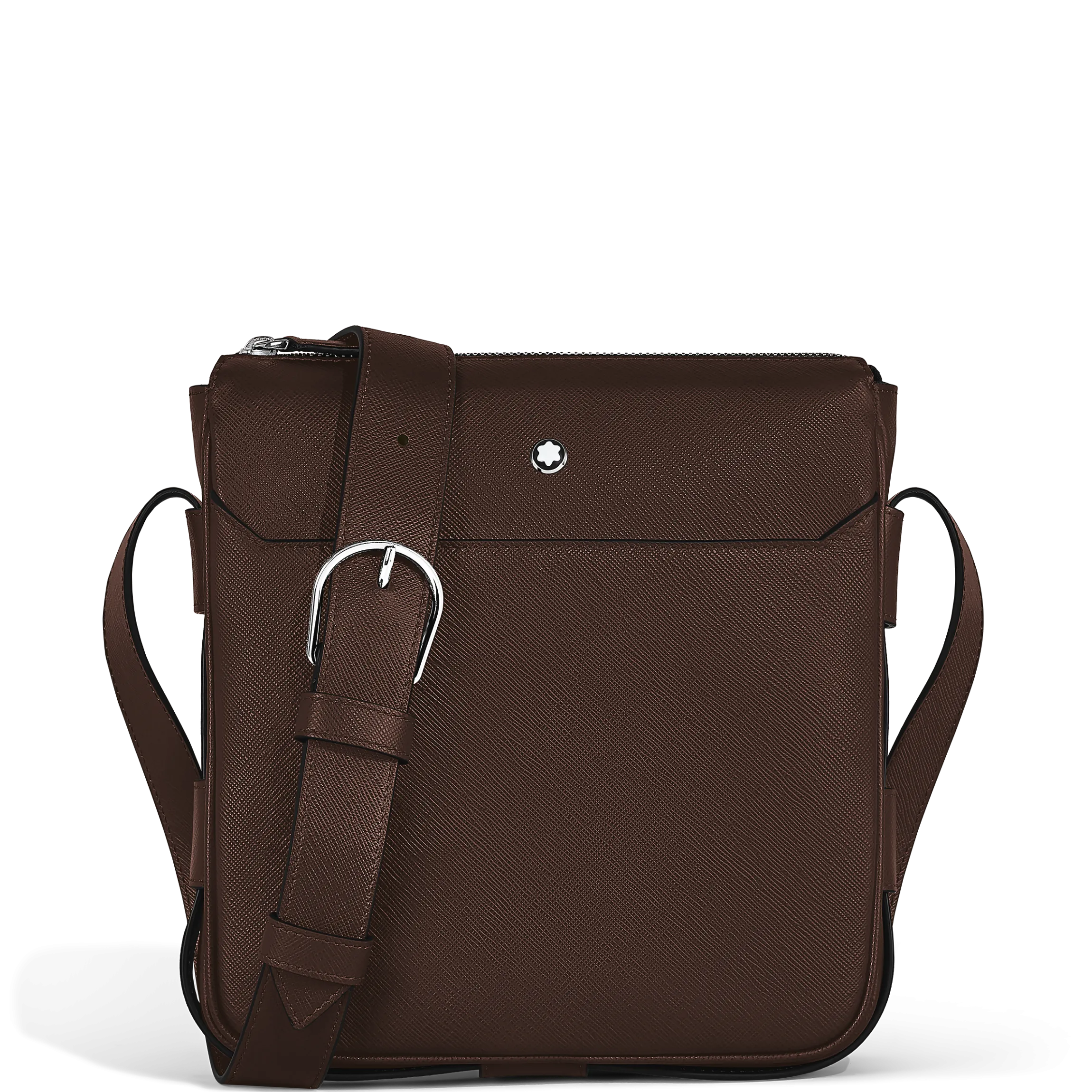 Vertical Belt Messenger Bag in Sartorial Leather