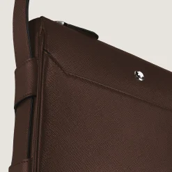 Vertical Belt Messenger Bag in Sartorial Leather