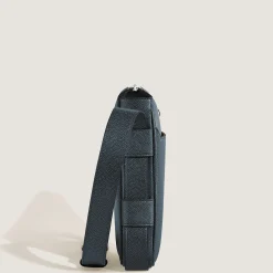 Vertical Belt Messenger Bag in Sartorial Leather