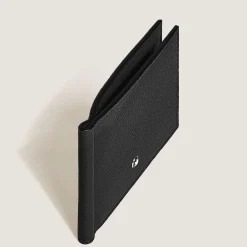 Wallet 6cc with Money Clip in Grain Leather