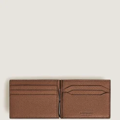 Wallet 6cc with Money Clip in Grain Leather