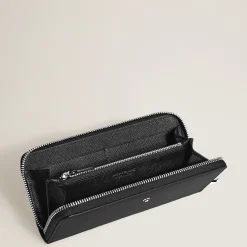 Wallet 8cc with zip in Sartorial Leather