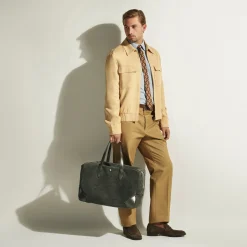 Weekender Bag 45 in Suede Leather